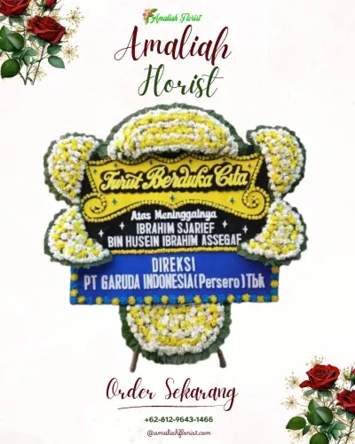 Papan Bunga Duka di Cilaku
